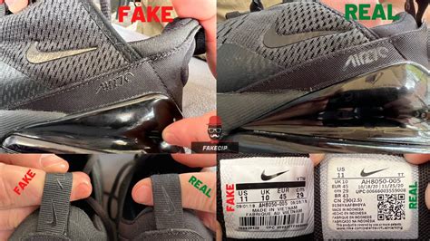 nike 270 original vs fake|nike 270 counterfeit vs real.